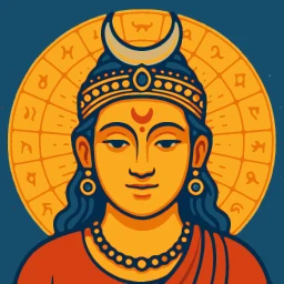 Ícone de Astrologia Védica & Kundli
