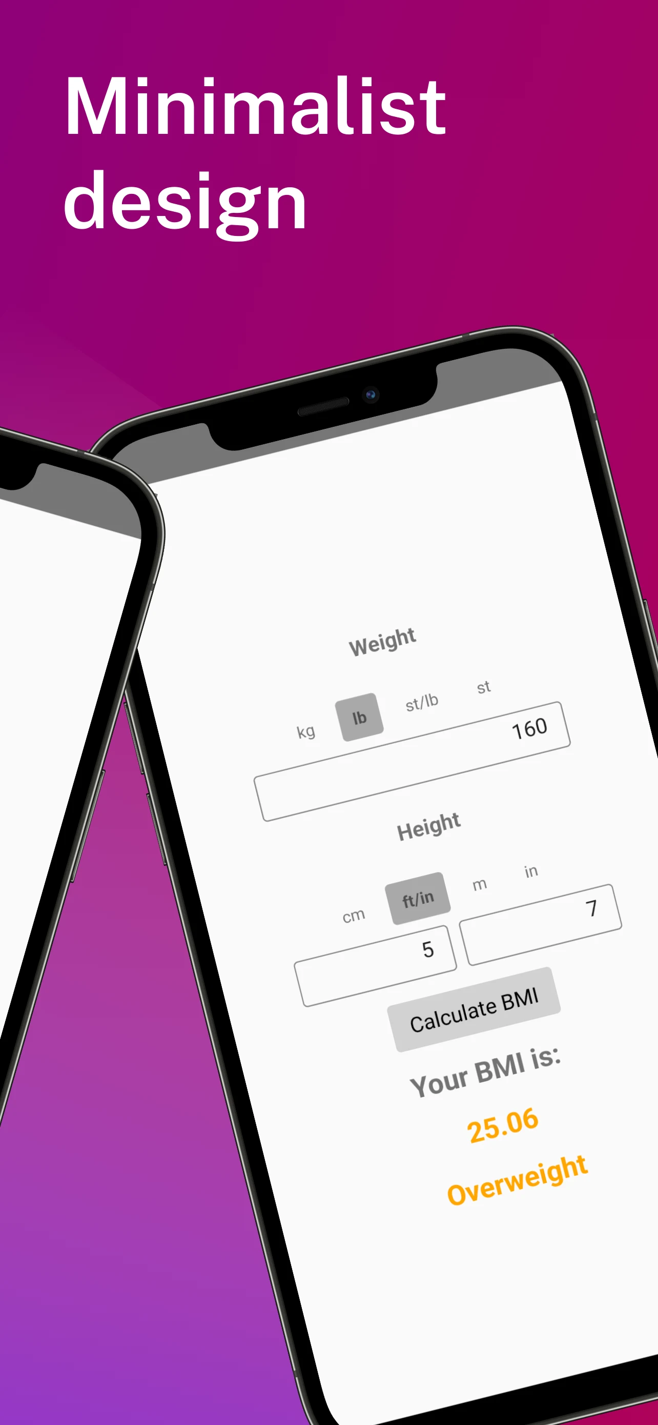 BMI Calculator screenshot