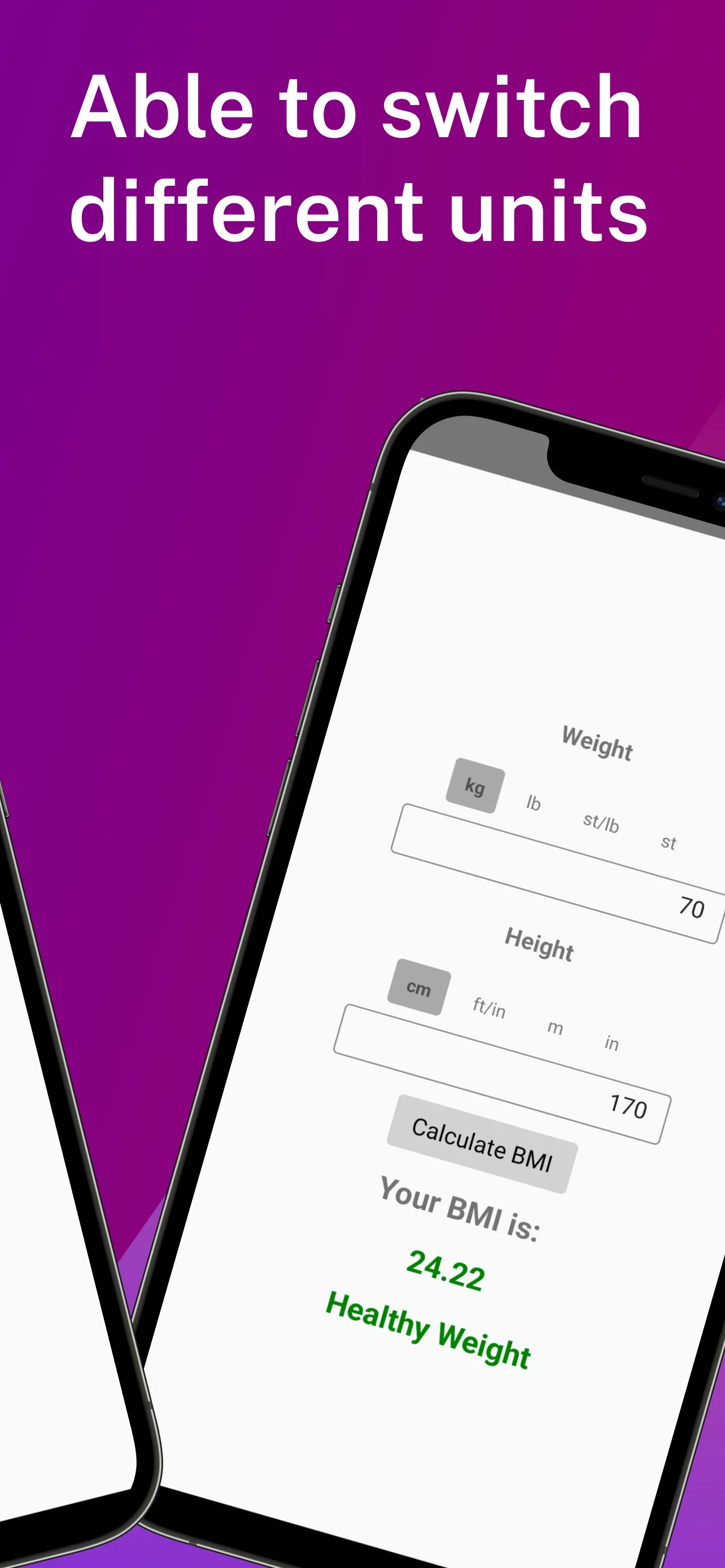 BMI Calculator screenshot