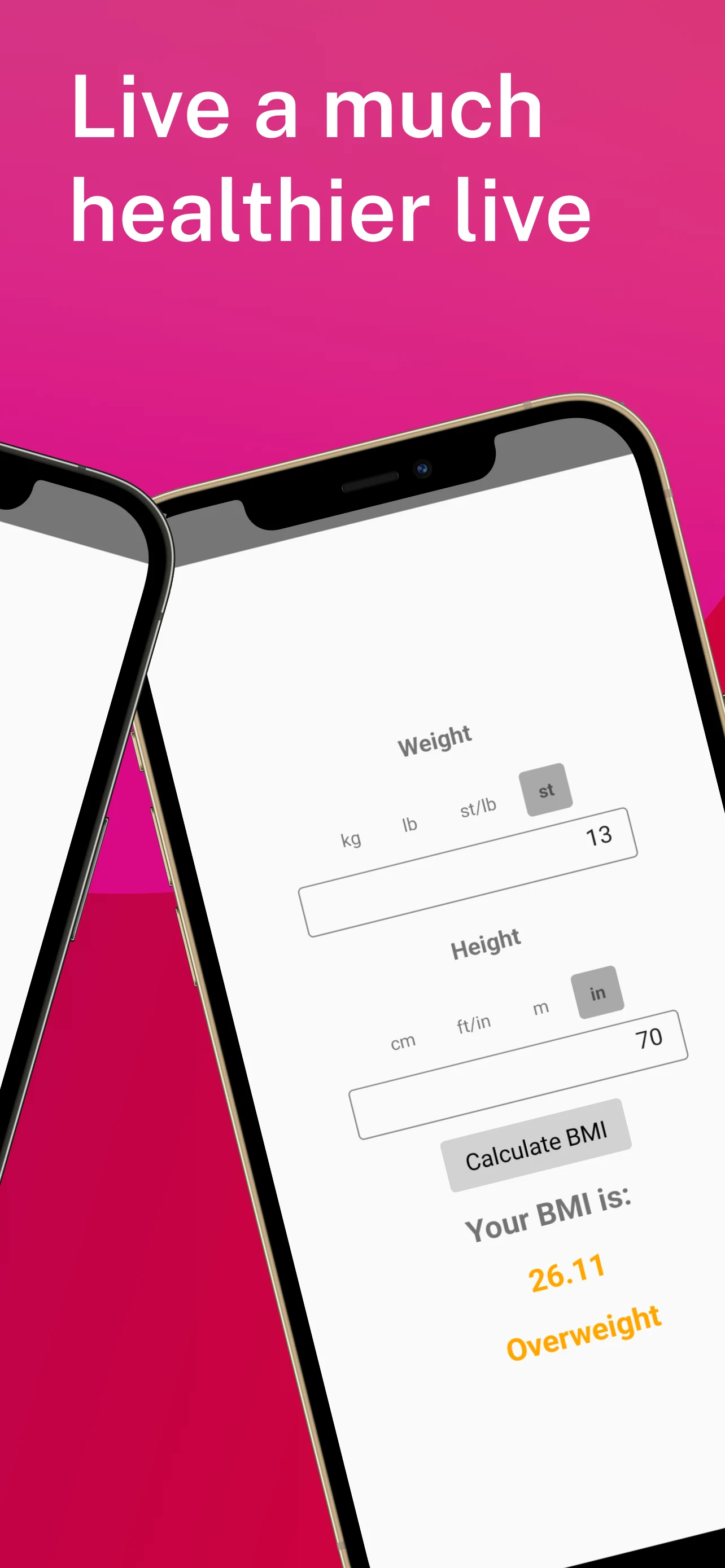 BMI Calculator screenshot